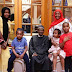 PICTURE OF THE DAY: President Buhari reunited with his family in Aso Rock