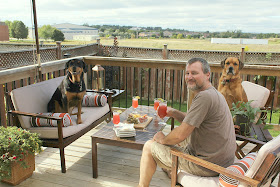 refinished deck furniture