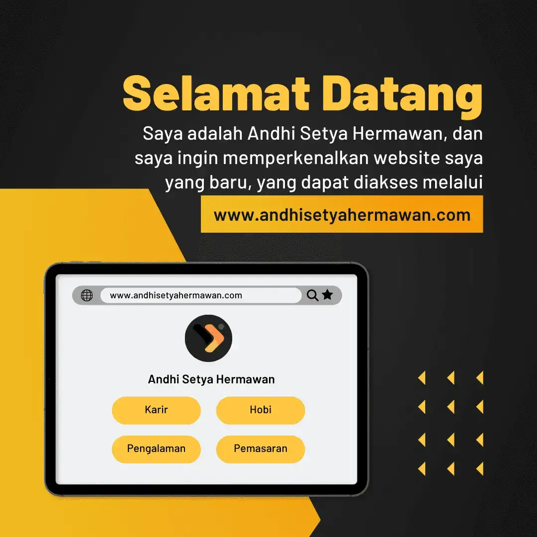 Selamat datang di website baru saya