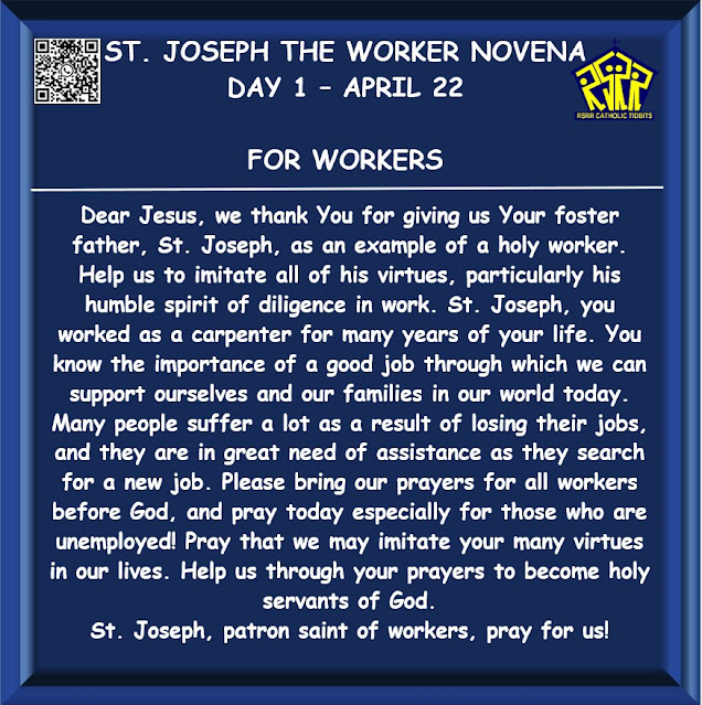Novena to St. Joseph Day 1