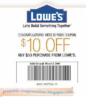 Free Printable Lowes Coupons