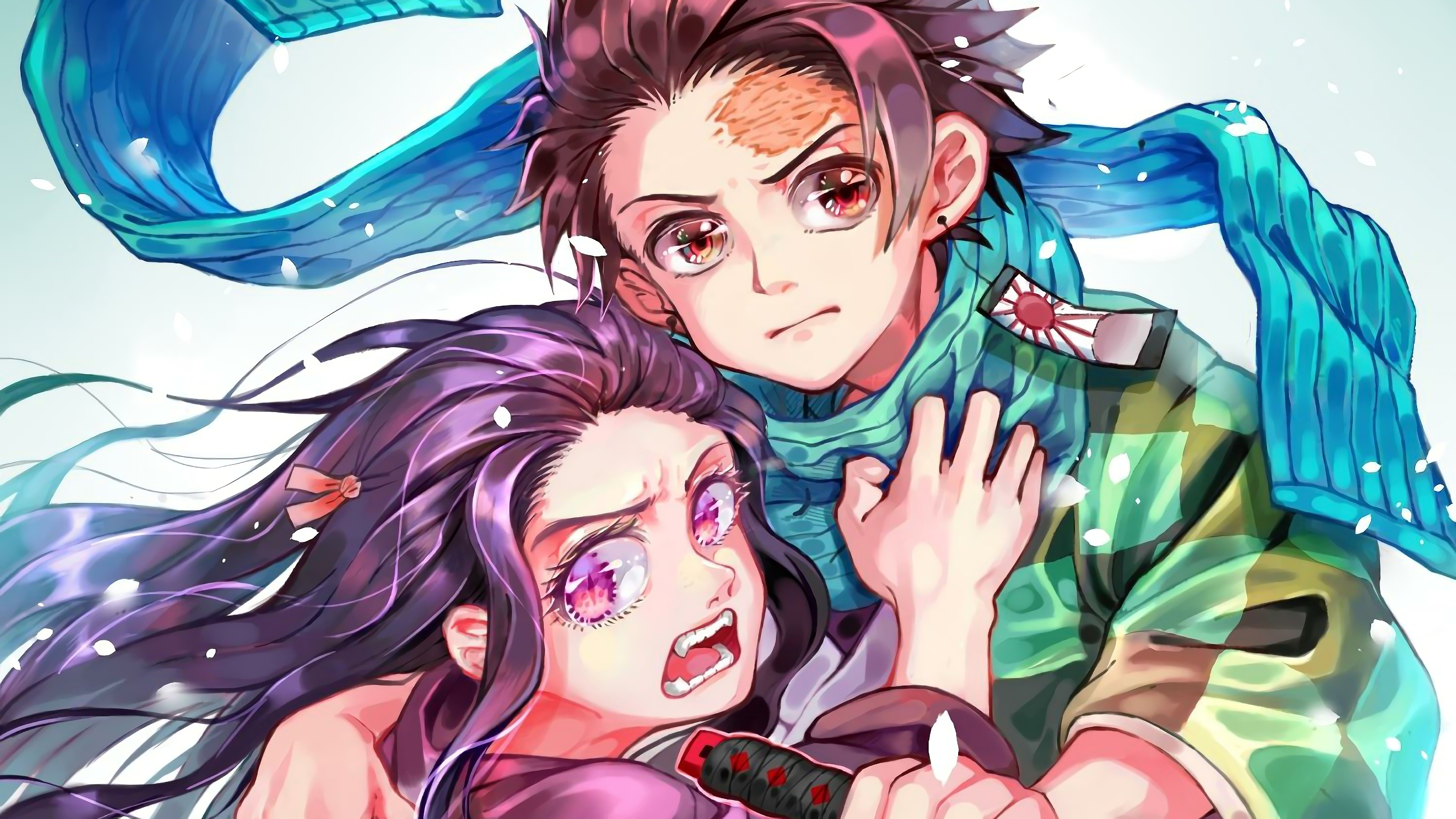 Tanjirou And Nezuko Kimetsu No Yaiba 4k Wallpaper 42