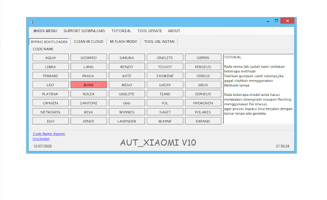 #AUT_Android Unlocker Tool Xiaomi V10.0-Bypass Bootloader Instan No Authentication