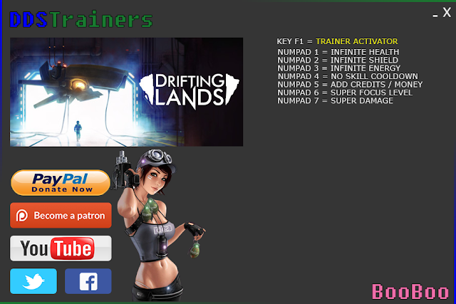 Drifting Lands Trainer