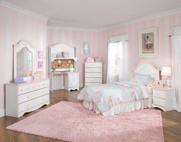 83 Kamar Tidur Anak Perempuan Minimalis Warna Pink Yang 