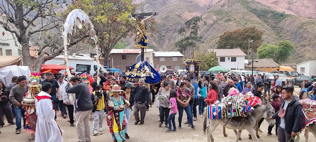 Gestern haben wir das Fest der Kreuzerhöhung in Pitantora Bolivien gefeiert.