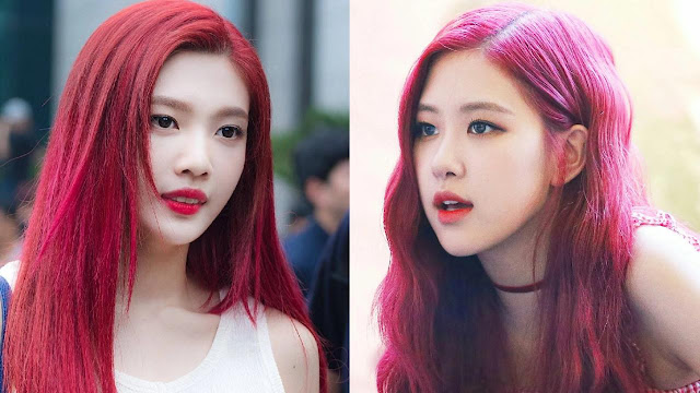 Saat Rambut Mereka Berwarna Merah Inilah Idola Yang Netizen Puji