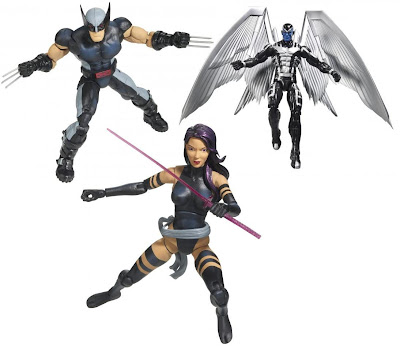 SDCC 2012 Exclusive Uncanny X-Force Marvel Legends Action Figure 3 Pack by Hasbro - Wolverine, Archangel & Psylocke