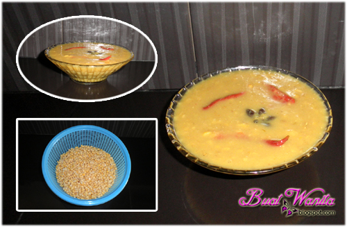 Resepi Kuah Kacang Dal Dhal Simple Sedap - Buat Wanita