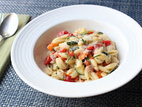 Summer Vegetable Cavatelli with Fresh Corn “Cream” – Corn Not Cows!