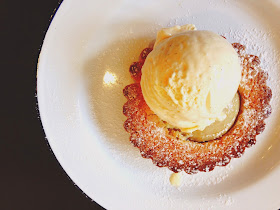 The Lokal Neil Road Singapore Pear & Almond Tart with Ice Cream