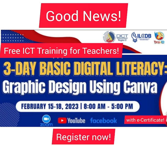 3-Day Free Digital Literacy Training on Graphic Design using Canva |  February 15-18 | Register Here!