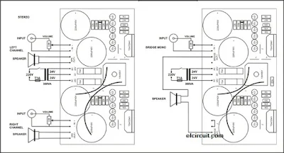 Bridge TDA 7294 Circuit