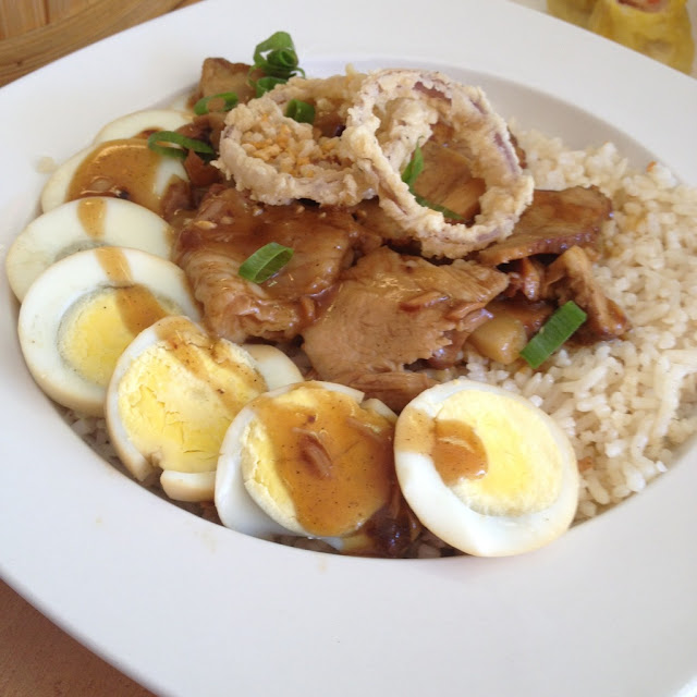 Pork asado rice toppings at Chix Savour Restaurant