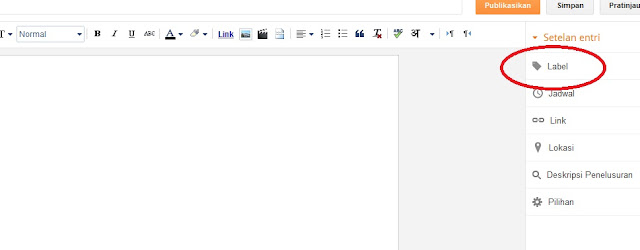 Cara Membuat Label Di Blog