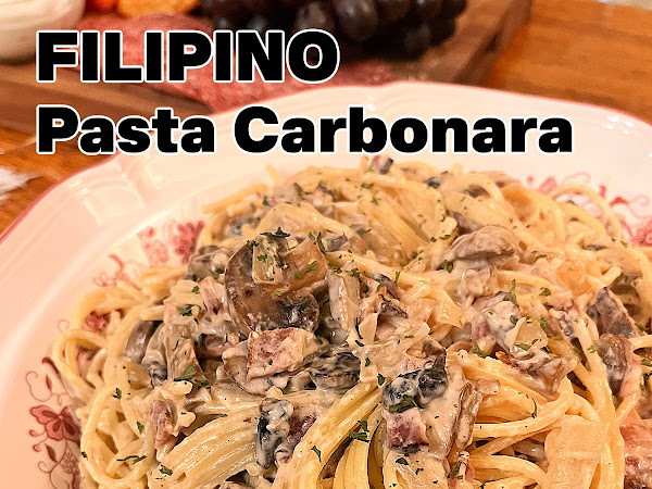 Filipino Pasta Carbonara