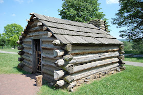 soldiers hut at Valley Forge