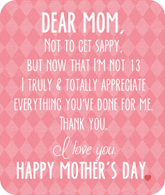 Happy Mothers Day quote printable