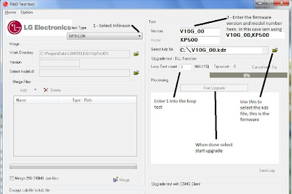 Flashing LG SEMC (A2) CPU