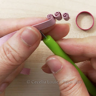 how to quilling letter p and how to quill beehive technique