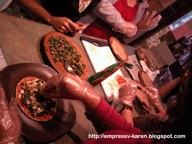 Making Diet PIZZA