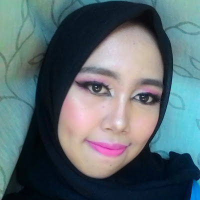 makeup barbie for hijab ,  barbie makeup , http://www.irabintiazhari.com/2018/03/barbie-makeup-collaboration-with.html