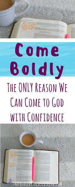 We can come to God and approach Him with confidence, thanks to Jesus! #faith #biblestudy #Christianity 