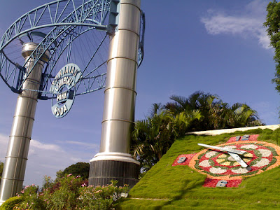 Entrance of Lumbini Park in Hyderabad, India