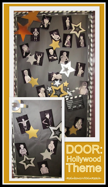 Classroom Door Hollywood Theme via RainbowsWithinReach