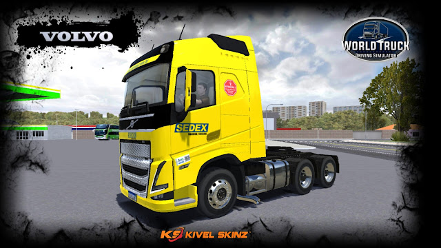 SKINS VOLVO FH16 2021 - CORREIOS