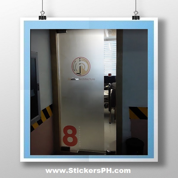 Cut Out Frosted Sticker Philippines