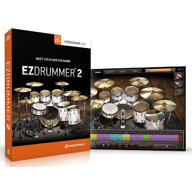 EZdrummer 2 TOONTRACK INTERFACE new features electronic drum kits more control high quality sounds EZX libraries