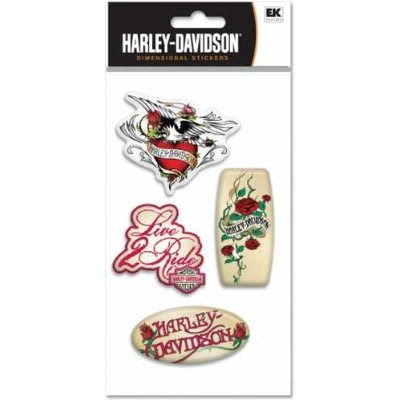 buy scrapbooking stickers Harley Davidson cheap