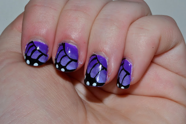 Butterfly Nail Art by Elins Nails