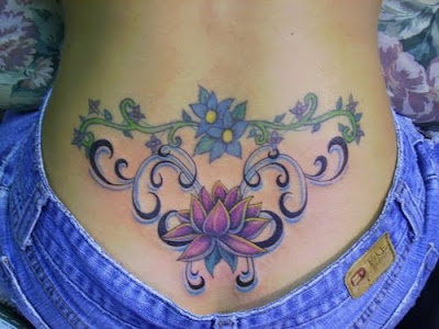 The lower back is a great area to tattoo especially for women