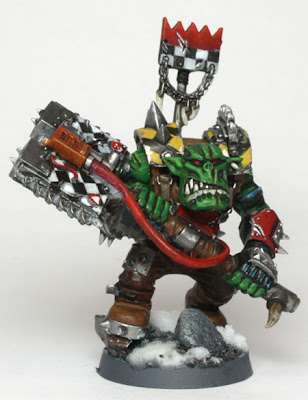 Warhammer 40k: Plastic Ork Nobs Painted