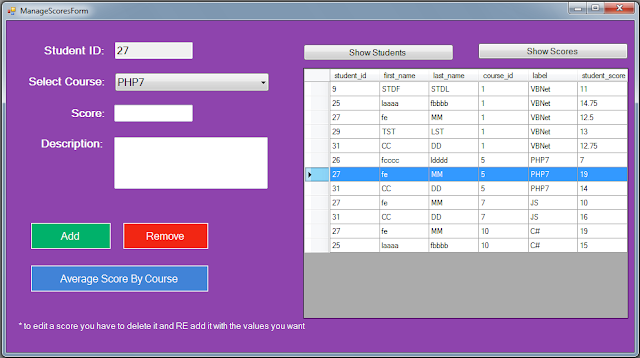 Students Information Management System Source Code In C C# Students Information System Source Code