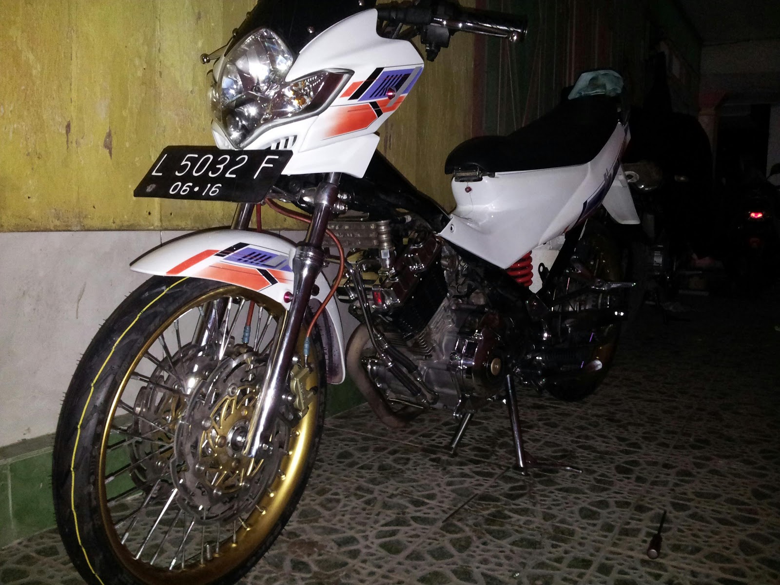 modifikasi satria air brush