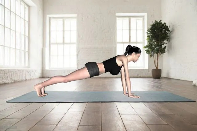 Plank Pose Yoga  for Weight Loss