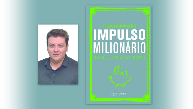 Autor Gerardo García Manjarrez e capa do livro "Impulso milionário: desperte e conquiste sua liberdade".