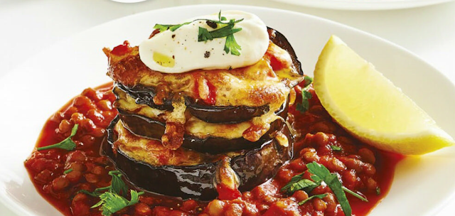 Roasted Eggplant Stack Recipe