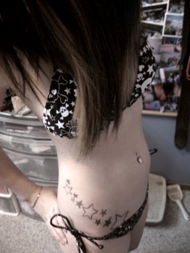seven star tattoo. Star tattoos for girls are one