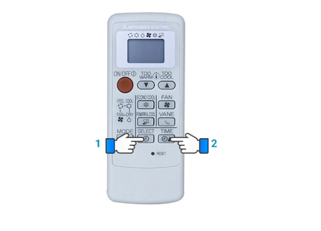 Cách sử dụng điều khiển điều hòa Mitsubishi Electric hình 4