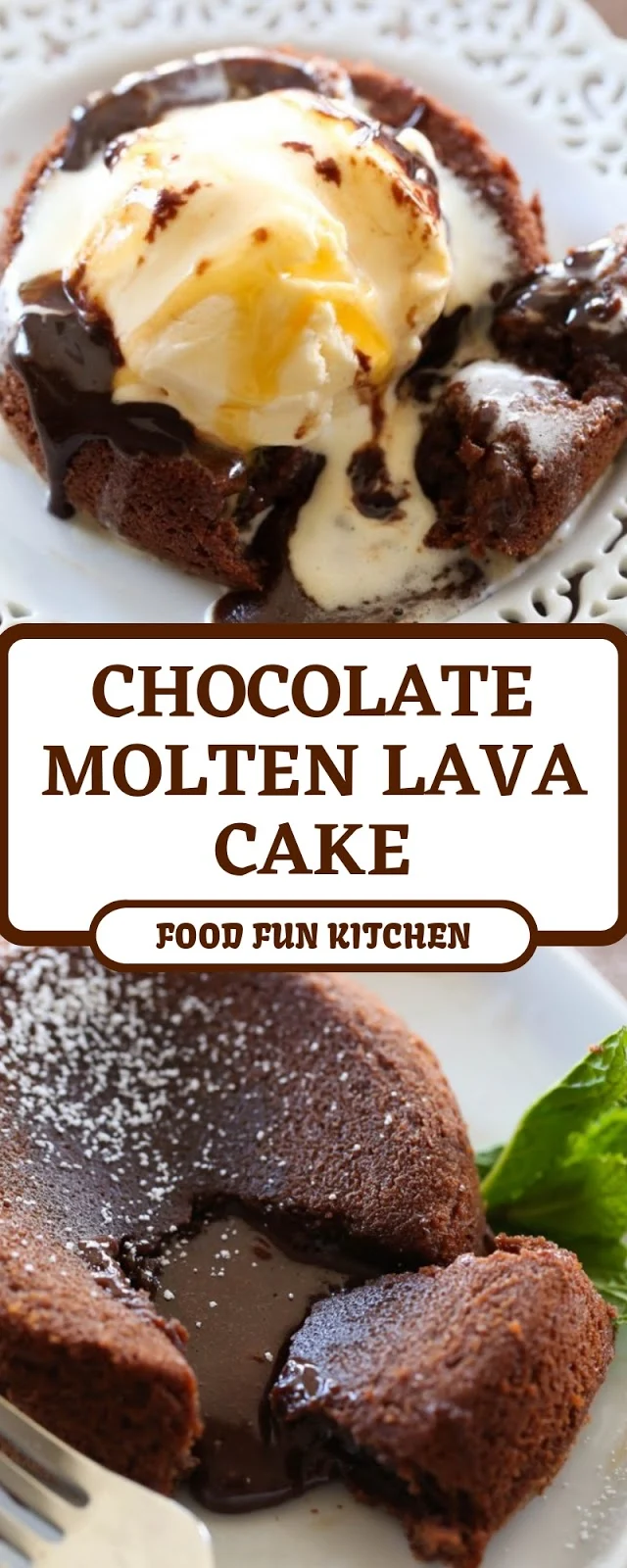 CHOCOLATE MOLTEN LAVA CAKE