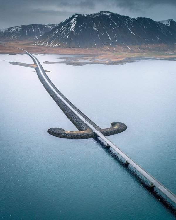 Saber Bridge in Sneifellsnes National Park, Iceland