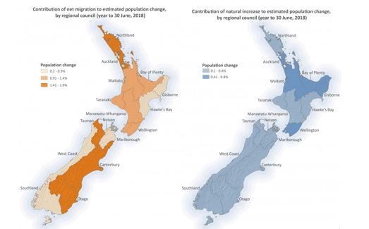 Maps Mania Mapping New Zealand Population Growth