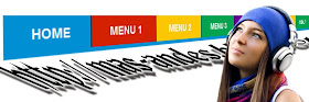 Cara Membuat Navigasi Menu Full Color di Blog Navigasi Menu Metro UI Blogger