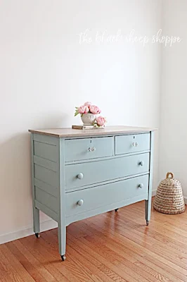 Vintage furniture doesn't need to sit in storage. Paint it and make it beautiful again!