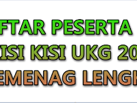 Daftar Peserta dan Kisi Kisi UKG 2016 Kemenag Lengkap