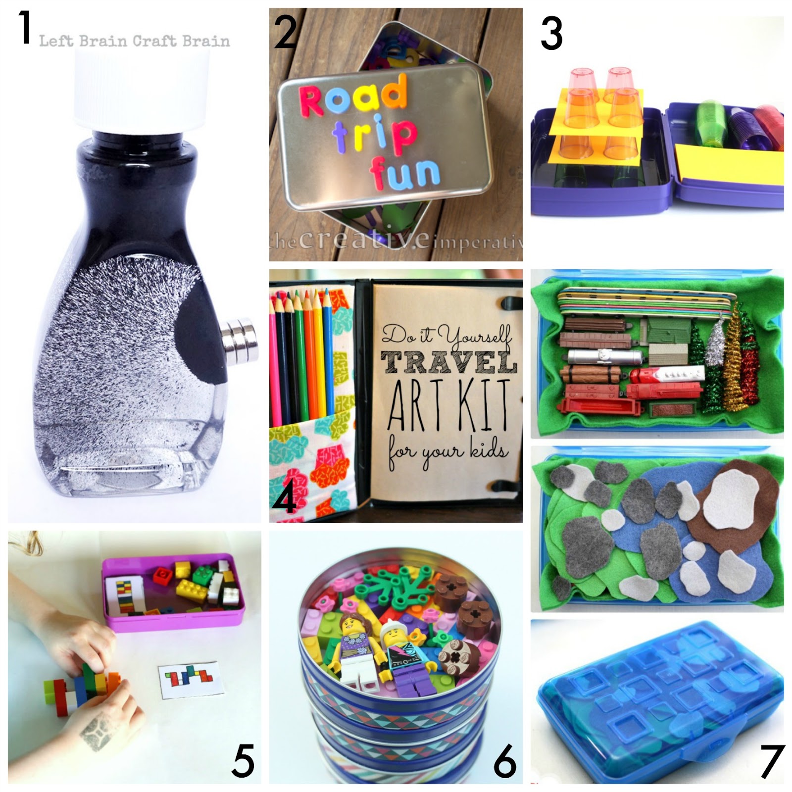 30+ DIY Portable Travel Kits for Entertaining Kids on the go!